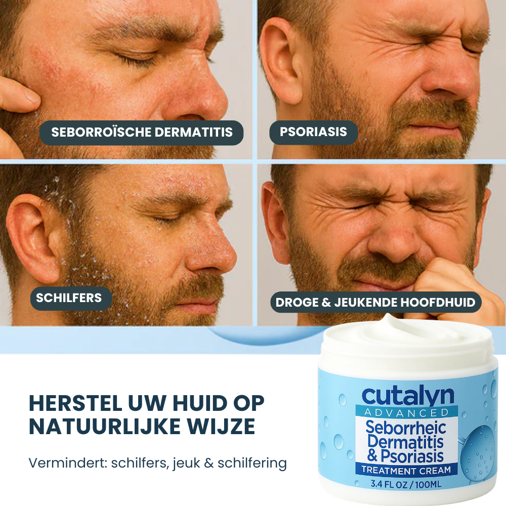 Cutalyn DermaRust® ⎜ Intensieve Kalmerende Verzorging voor Baard & Hoofdhuid